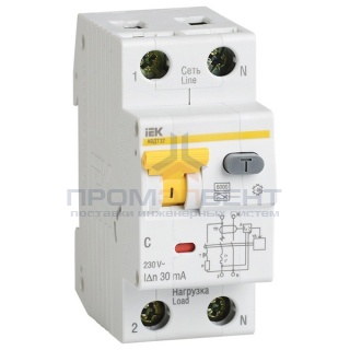 Дифференциальный автомат АВДТ 32 C10 30мА ИЭК
