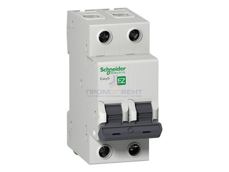 Автоматический выключатель Schneider Electric EASY 9 2П 20А B 4,5кА 230В (автомат)