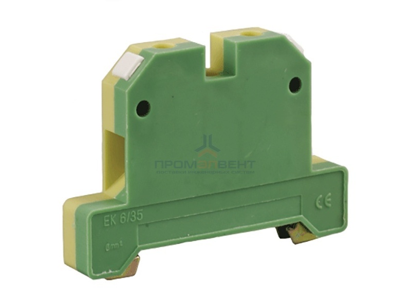 Клеммник IEK ЗНИ-4PEN-4мм2  35А желто-зеленый  (20шт. в упак.)