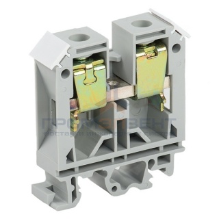 Клеммник IEK ЗНИ-35мм2  125А серый  (30шт. в упак.)