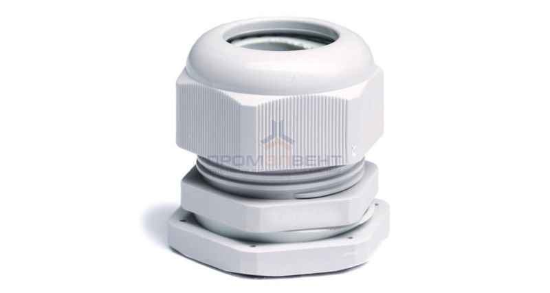 Зажим кабельный с контргайкой DKC IP68, PG48, диаметр кабеля 34-43мм