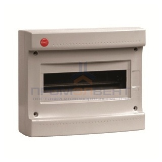 Щиток настен. без дверцы 18мод., IP40, серый , с клеммн.блоком в компл. 1х87518