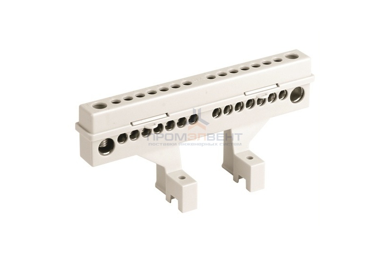 Усиленная клеммная колодка 12мод. (отв. 3х9мм+10х5,4мм)