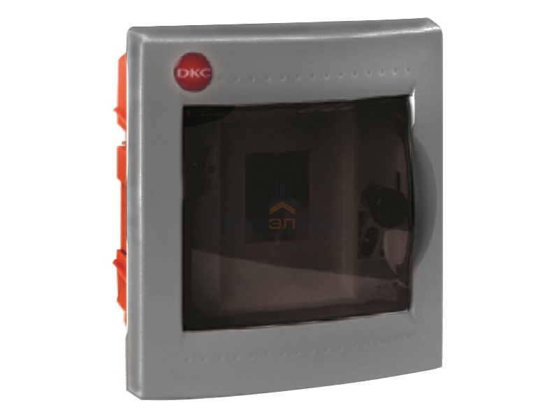 Модульный щиток встраиваемый, 4мод, IP40 цвет серый