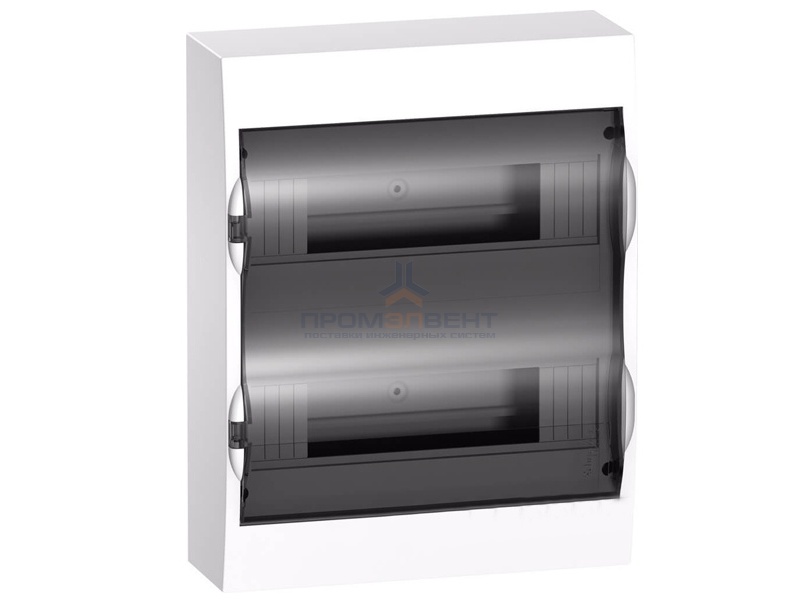 Бокс навесной Schneider Electric Easy9 на 24 модуля с прозрачной дверью с клемниками N+PE