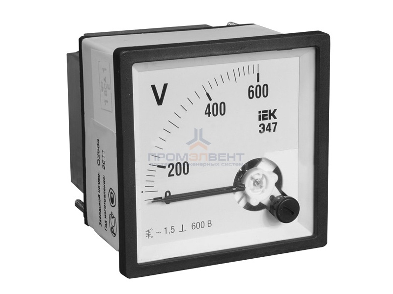 Вольтметр Э47 600В кл. точн. 1,5 72х72мм
